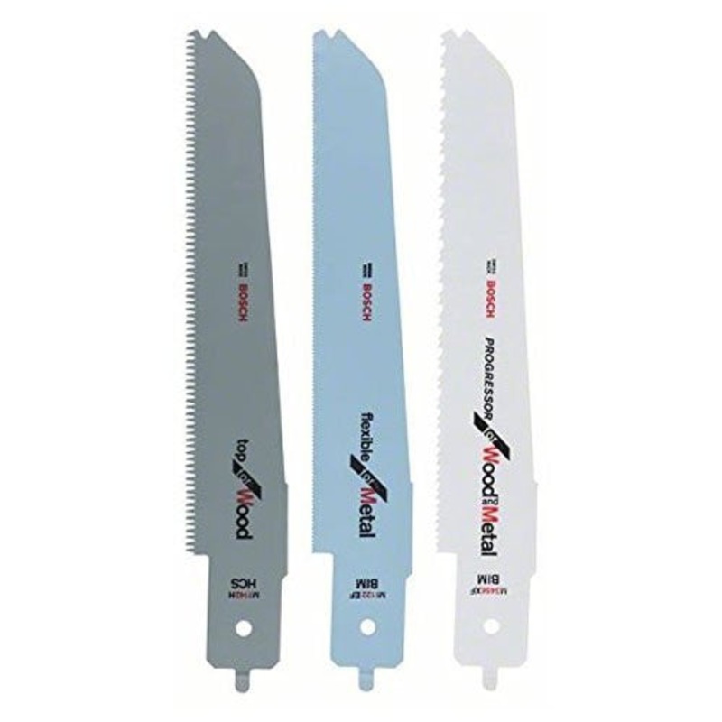 Bosch 3 piece jigsaw blade set for Bosch Multisaw PFZ 500 E 2608656934
