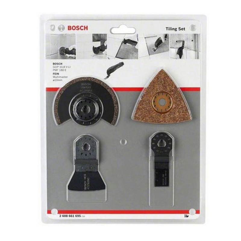 Bosch 2608661695 4 piece Tile Set 2608661695