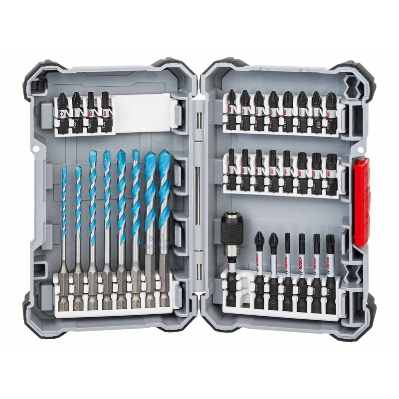 Bosch 35Pc Multi Construction Bit Set L Case 2608577147