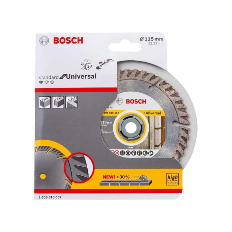 Bosch 115mm Standard Universal Diamond Saw Blade 2608615057 2608602191