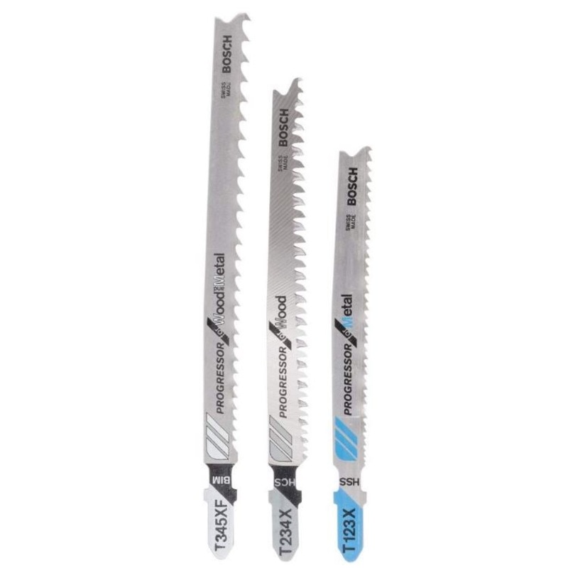 Bosch 3PCE Progressor Set T123X T234X T345XF 2607010515