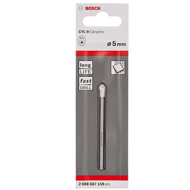 Bosch Expert 5mm X 70mm Glass & Ceramic Tile Drill Bit 2608587159