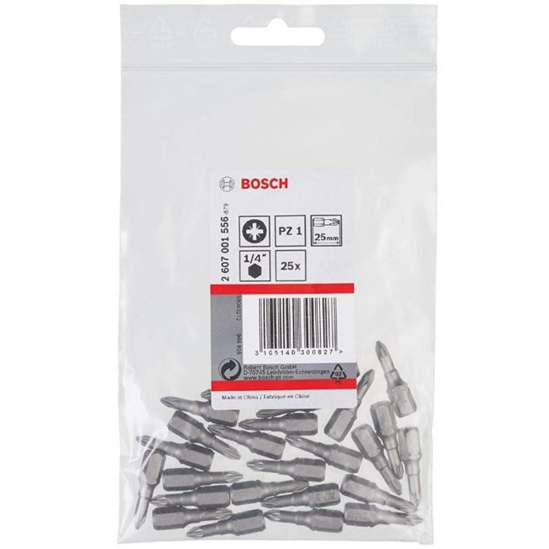 Bosch Extra Hard Screwdriver Bit PZ 1 2607001556