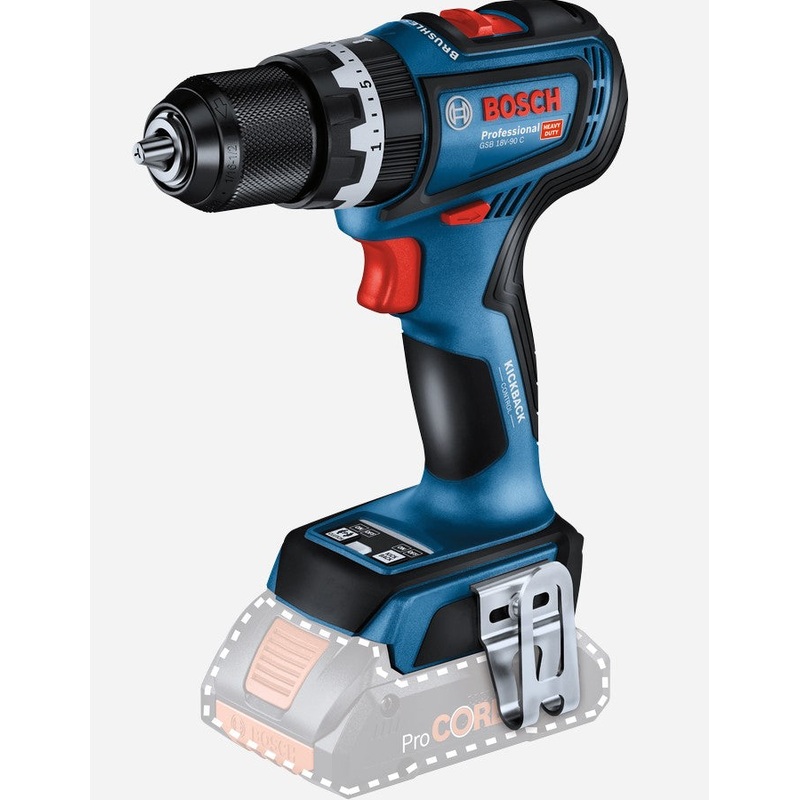 Bosch E-STOCK GSB 18V-90 C Cordless Combi Bare 06019K6100
