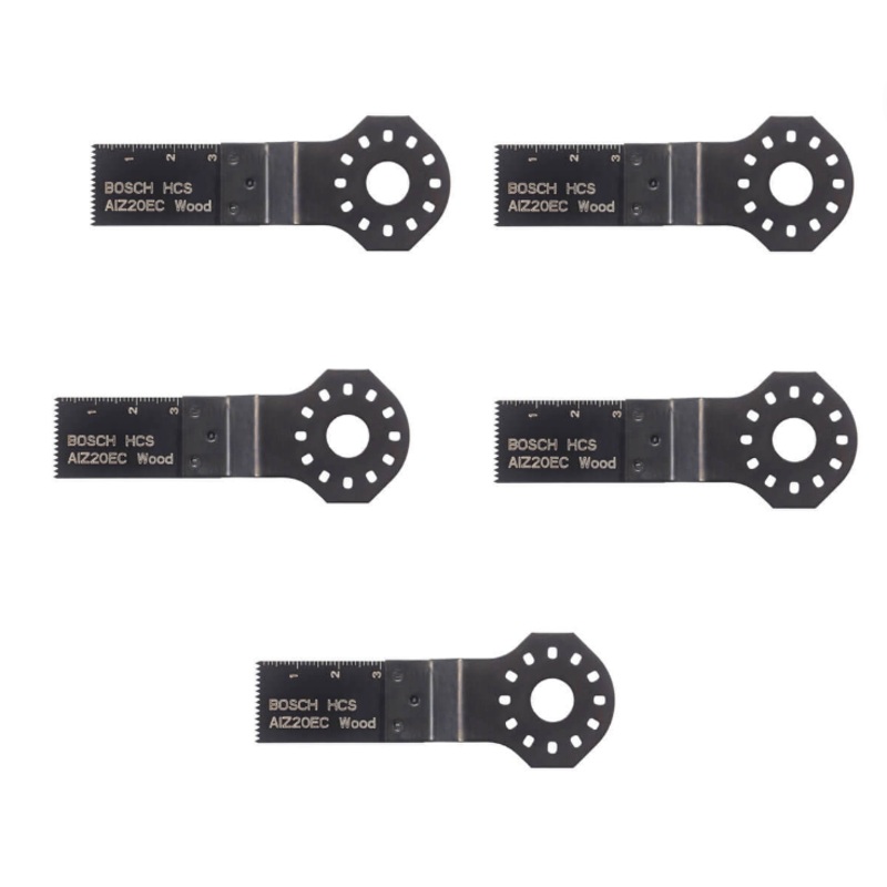 Bosch AIZ 20 EC HCS Plunge Cutting Saw Blade for Wood (5 pk) 2608661627