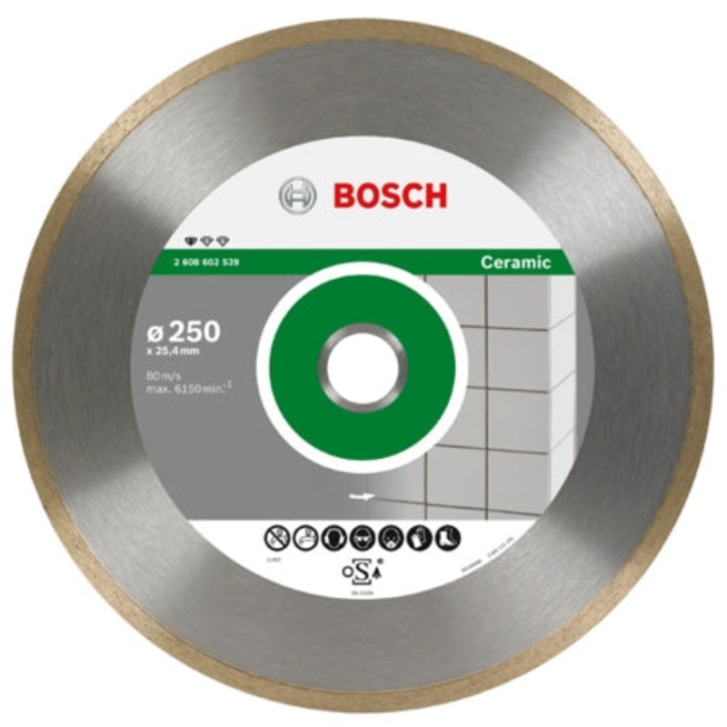 Bosch Ceramic diamond cutting disc 300×30+25.40x2x7mm 2608602540