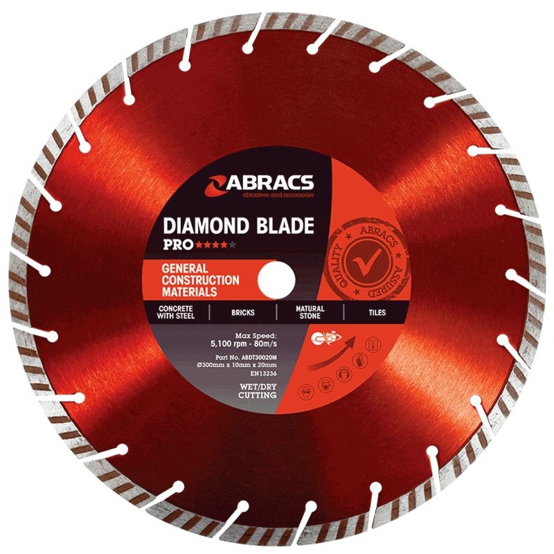 ABRACS ABDT115M 115mm Turbo Diamond Blade ABR ABDT115M
