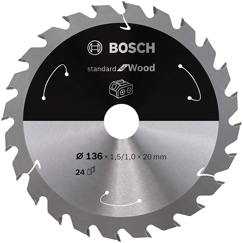 Bosch Circular Saw Blade for Wood 36x20x1.5mm. 24T 2608837668