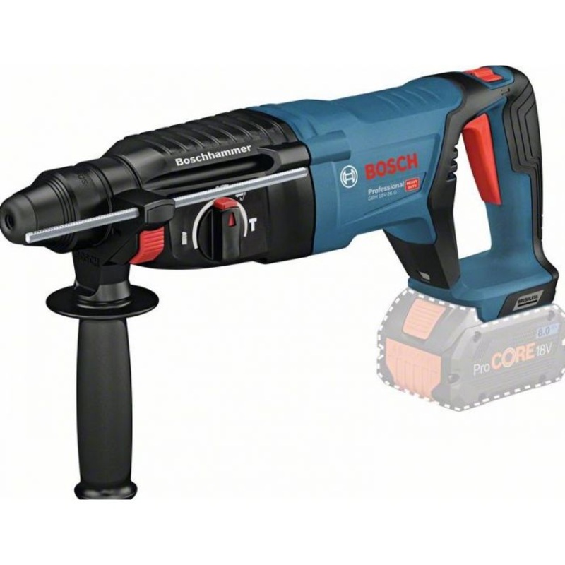 Bosch E-STOCK GBH 18V 26D Cordless Rotary Hammer with SDS plus 0611916001930