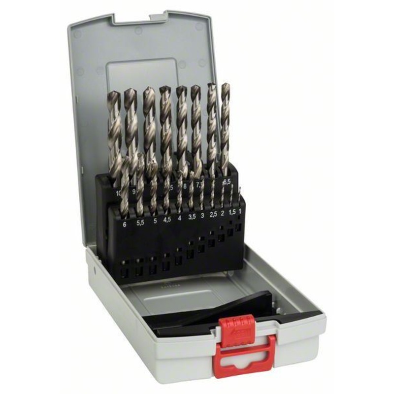 Bosch 19 piece HSS G ProBox Metal Drill Set. DIN 338. 135 1 10 mm 2608587013