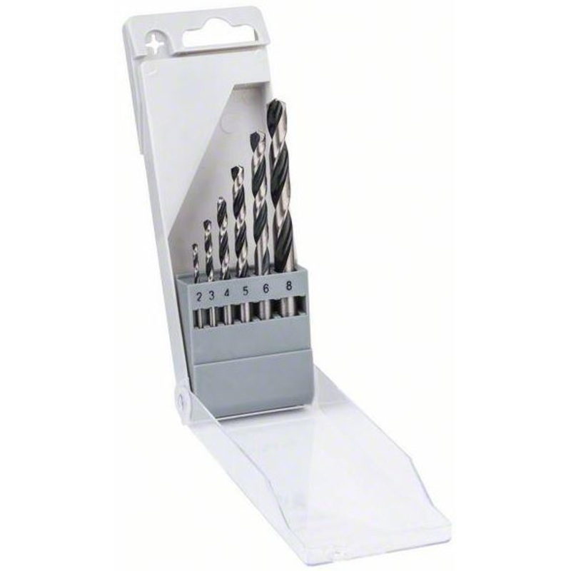 Bosch 6 Piece PointTeQ HSS Drill Bit Set 2 8mm 2608577346