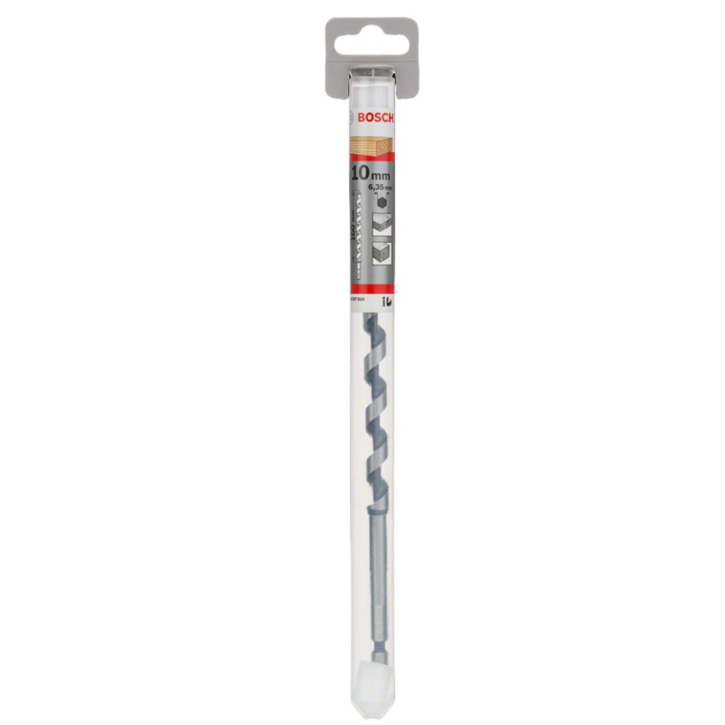 Bosch Auger Bit. Hex Shank 10x170x235mm. d 6.35mm 2608597624