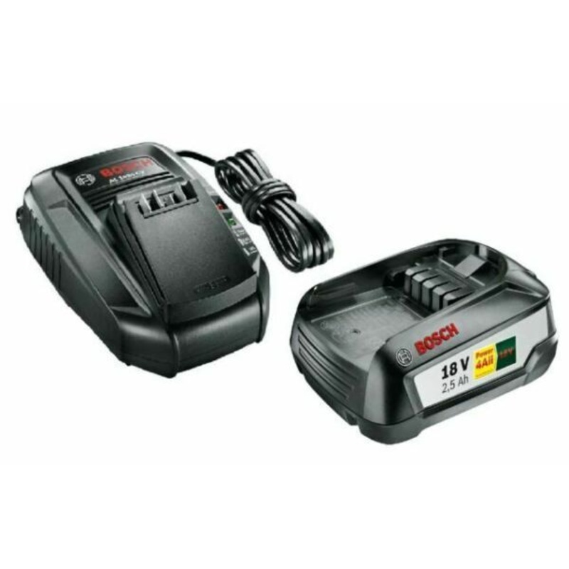 Bosch DIY 18V 2.5Ah Battery & AL 1830 CV Charger Power Kit 1600AL1253