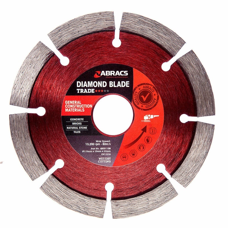 Abracs ABDD115M Dynamo General Construction Materials Diamond Blade 155mmx10mmx20mm