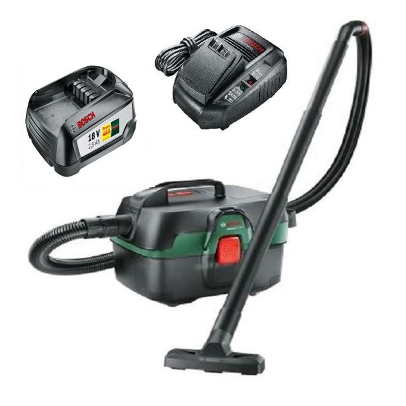 Bosch AdvancedVac 18V 8 Wet & Dry Vacuum Cleaner (1x 2.5AH) 06033E1325