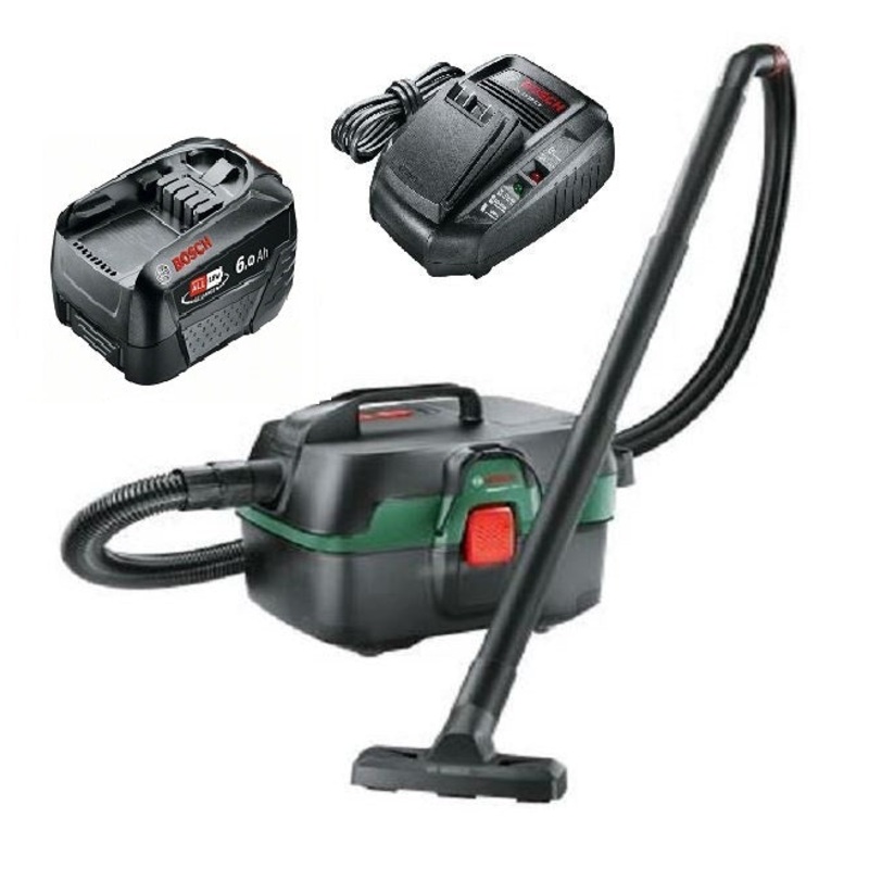 Bosch AdvancedVac 18V 8 Wet & Dry Vacuum Cleaner (1x 6.0AH) 06033E1360