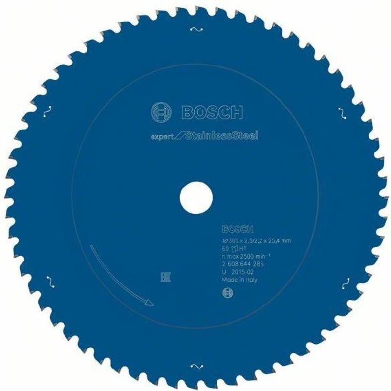 Bosch Circular Saw Blade Expert for Stainless Steel 305×25.4×2.5mm. 60T 2608644285