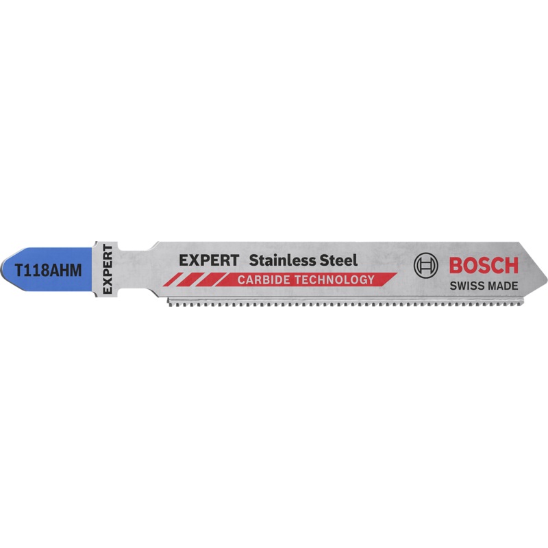 Bosch Expert T118 AHM Jigsaw Blade for Stainless Steel 3PCE 2608900561