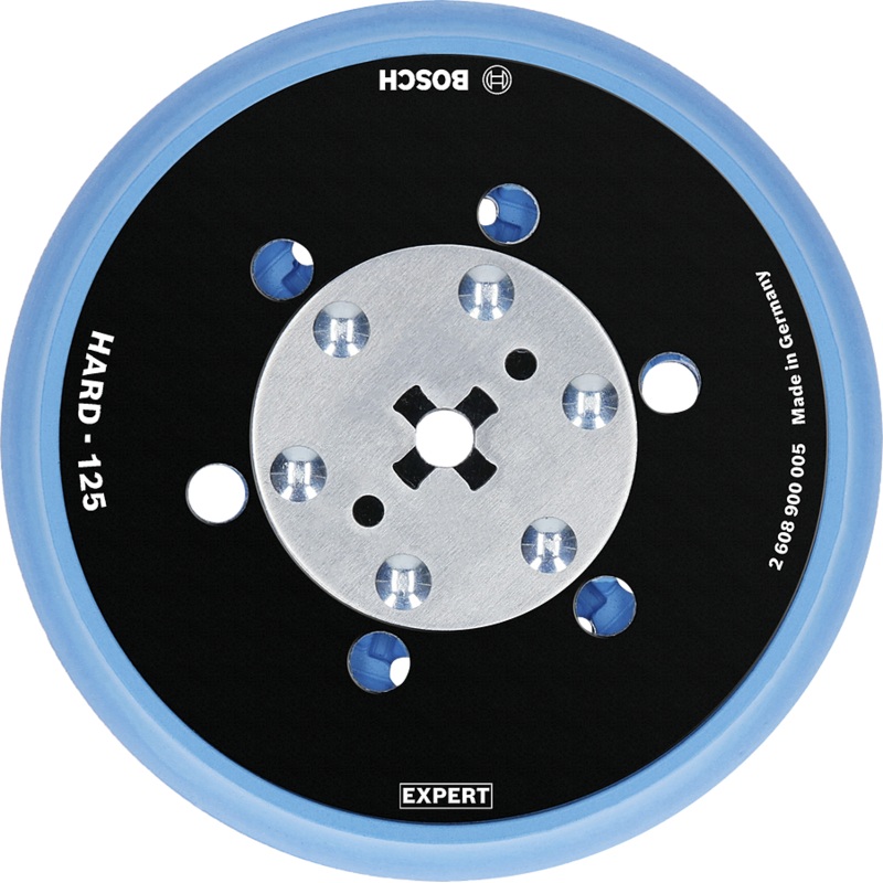 Bosch Expert Multihole Backing Pads Universal 125mm Hard 2608900005