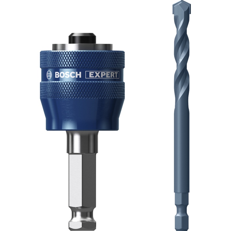 Bosch Expert Power Change Plus Holesaw System Adapter 11 mm. TCT Drill 8.5×105 mm 2PCE 2608900526
