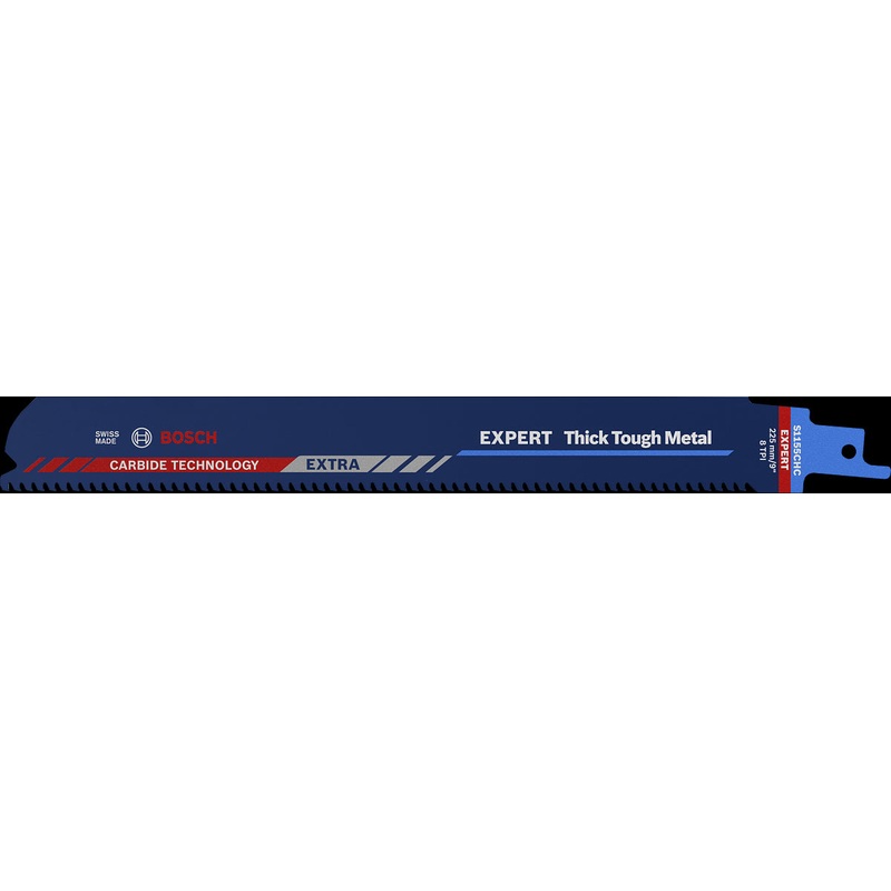 Bosch Expert S 1155 CHC Reciprocating Saw Blade for Thick Tough Metal 1PCE 2608900368