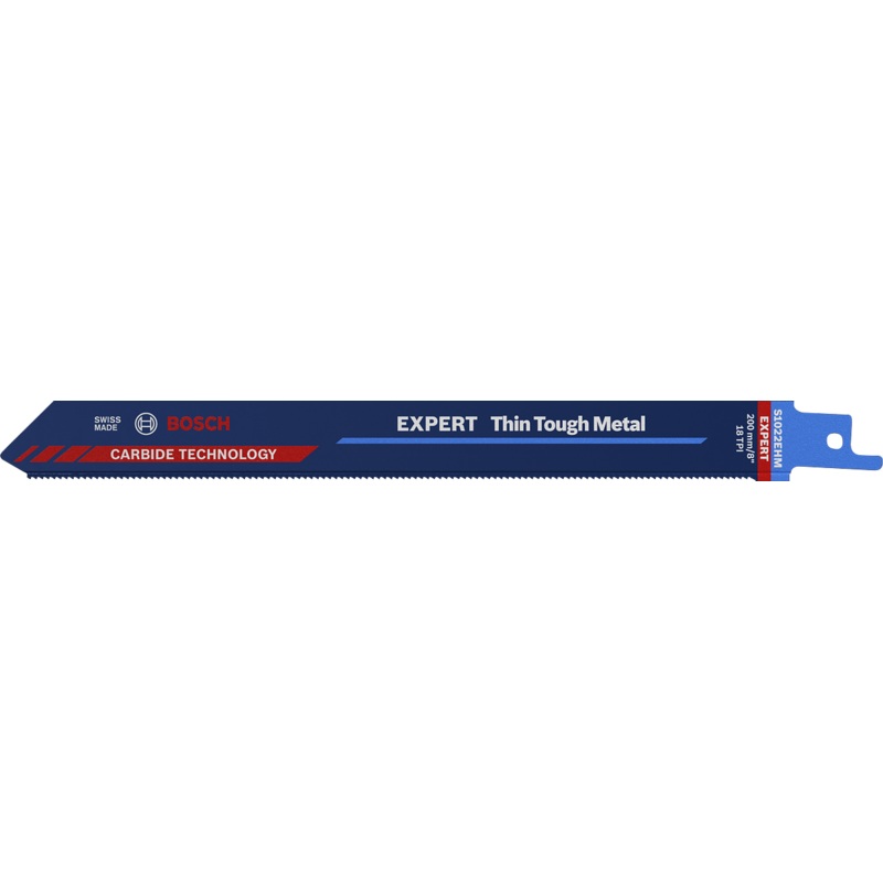 Bosch Expert S1022 EHM Reciprocating Saw Blade for Thin Tough Metal 1PCE 2608900363
