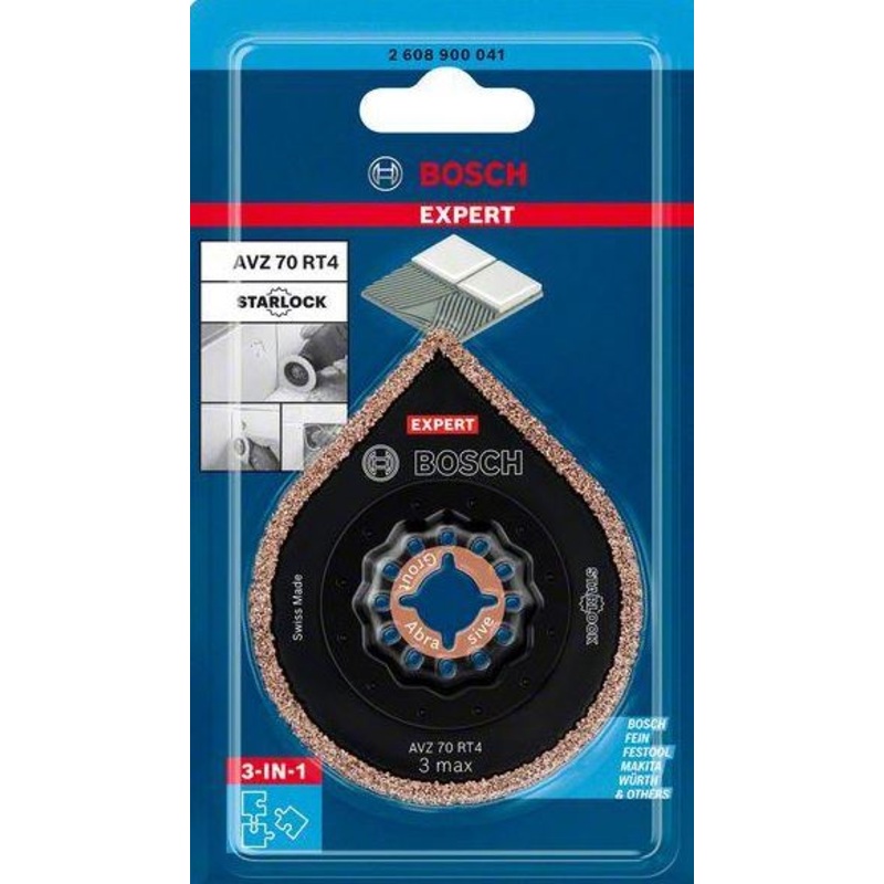 Bosch EXPERT AVZ 70 RT4 Multitool Grouting Plate 70 mm 2608900041 2608661757