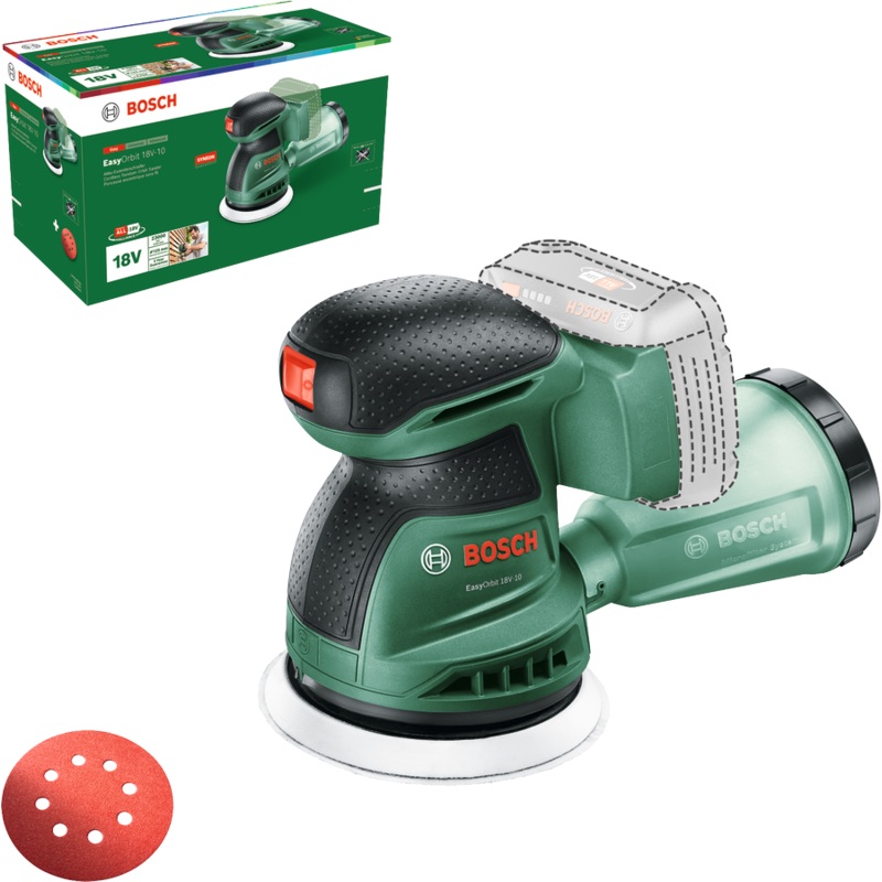 Bosch EasyOrbit 18V-10 Cordless Random Orbital Sander (Baretool in carton) 06033E4000