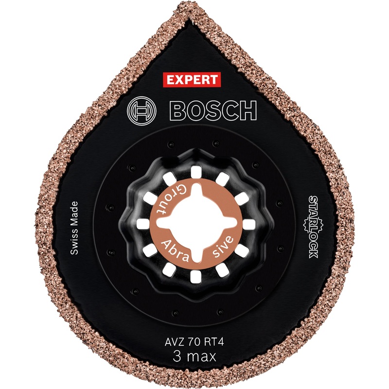 Bosch EXPERT 3 max AVZ 70 RT4 Multitool Grouting Plate 70 mm 10 pc 2608900042
