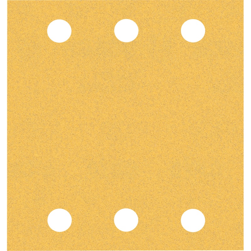 Bosch EXPERT C470 Sandpaper with 6 holes for Orbital Sanders 115 x 107 mm 120 Grit 10 Pack