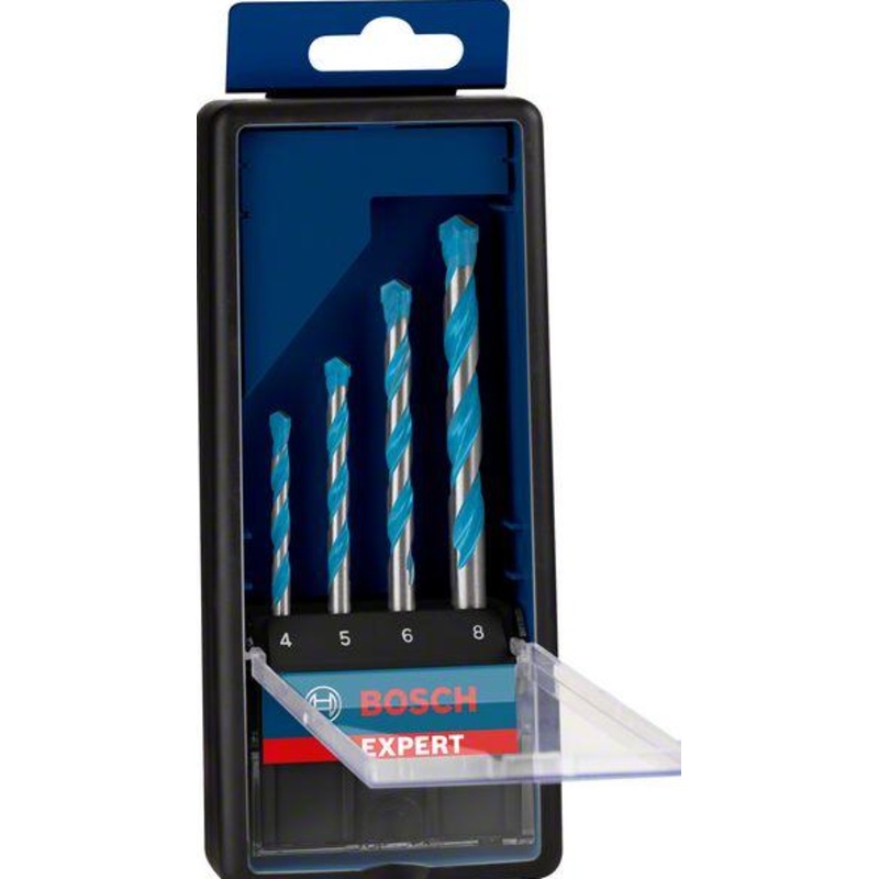 Bosch EXPERT MultiConstruction CYL 9 Drill Bit Set 4 5 6 8 mm 4 Pack