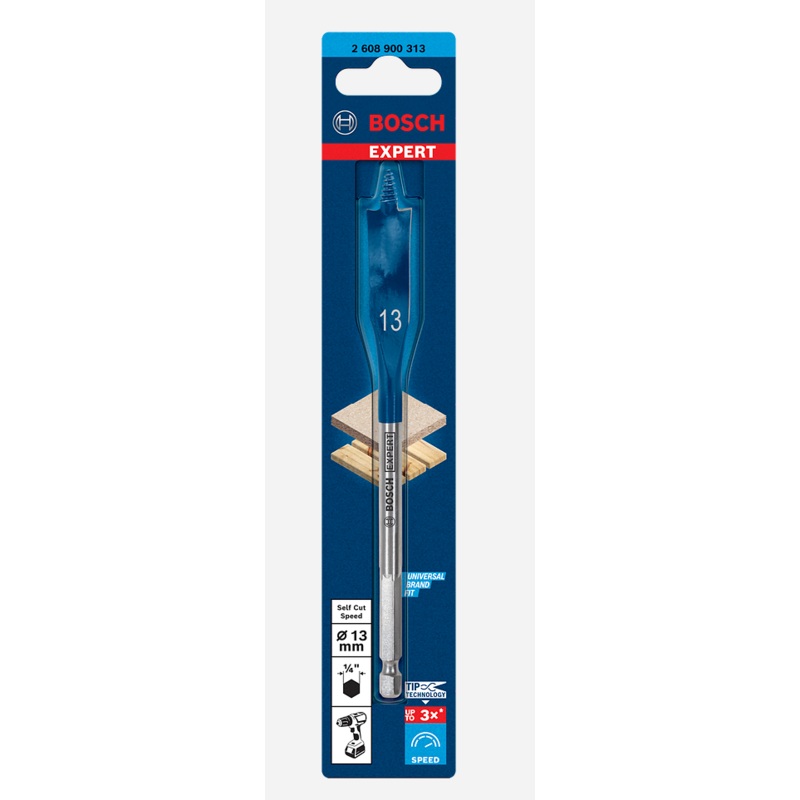 Bosch EXPERT Self Cut Speed Spade Drill Bit 13 x 152 mm