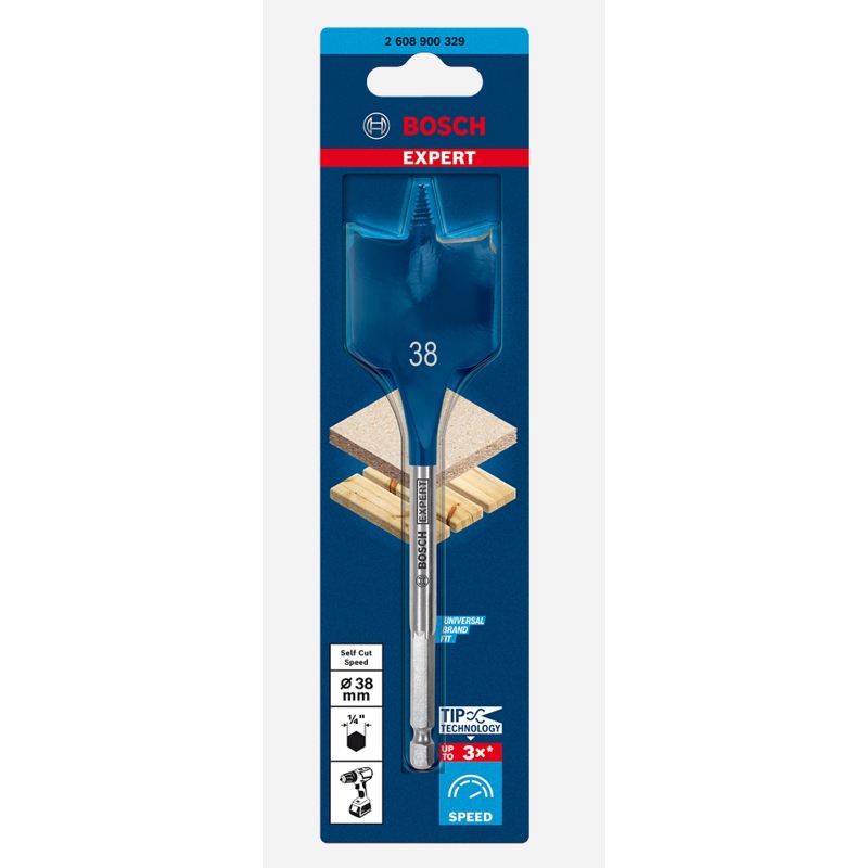 Bosch EXPERT Self Cut Speed Spade Drill Bit 38 x 152 mm