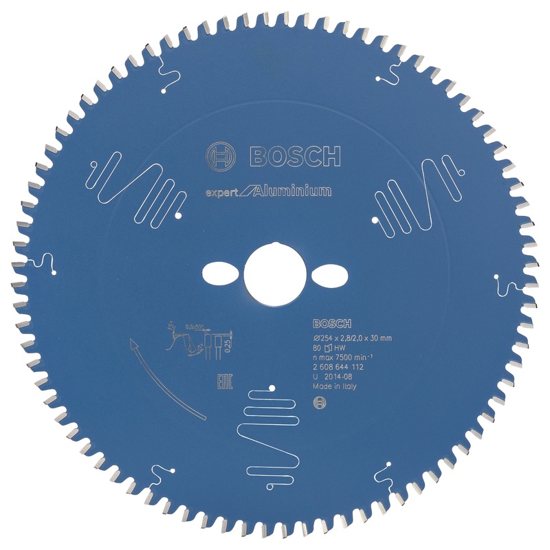 Bosch Circular saw blade Expert for Aluminium 254 x 30 x 2.8 mm. 80 2608644112