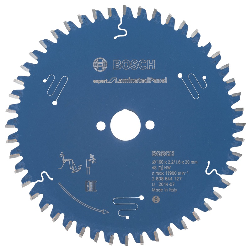 Bosch Circular saw blade Expert for Laminated Panel 160 x 20 x 2.2 mm. 48 2608644127