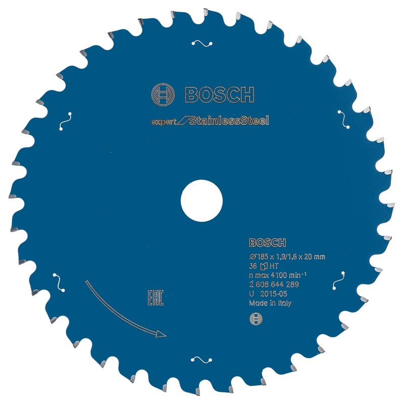 Bosch Circular saw blade Expert for Stainless Steel 185 x 20 x 1.9 x 36 2608644289