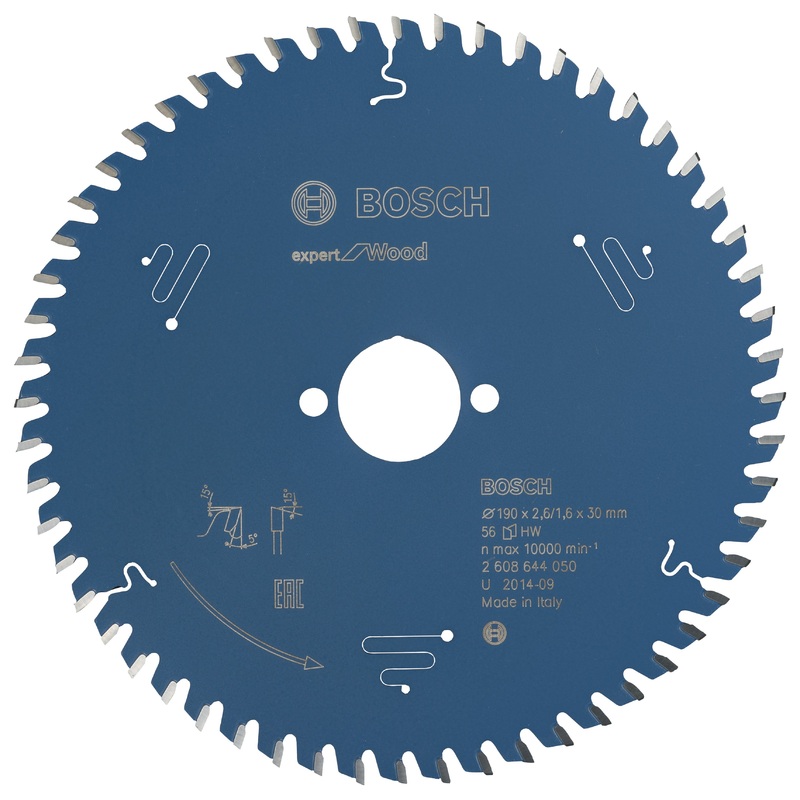 Bosch Circular saw blade Expert for Wood 190 x 30 x 2.6 mm. 56 2608644050