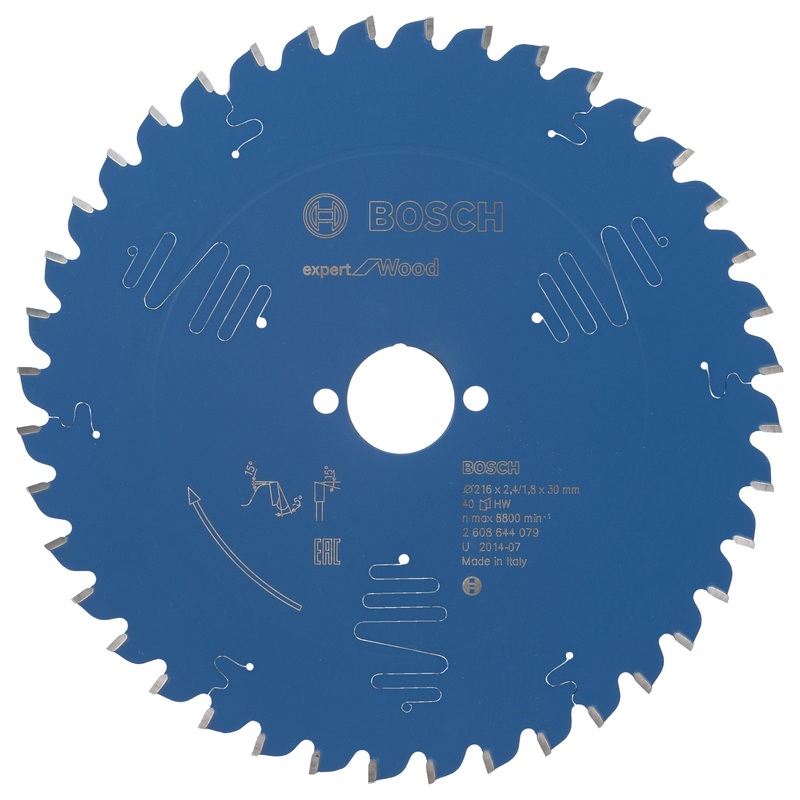 Bosch Circular saw blade Expert for Wood 216 x 30 x 2.4 mm. 40 2608644079