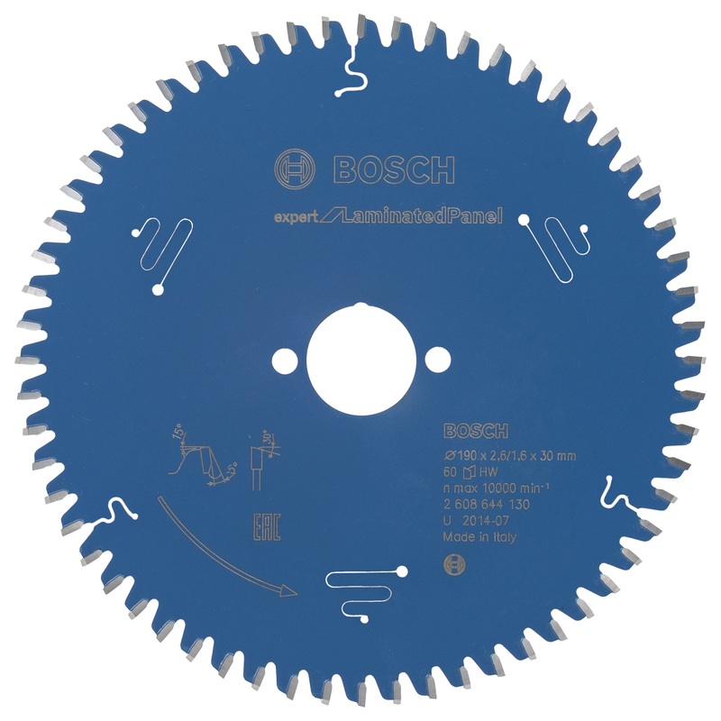 Bosch Expert for Laminated Panel circular saw blade 190 x 30 x 2.6 mm. 60 2608644130