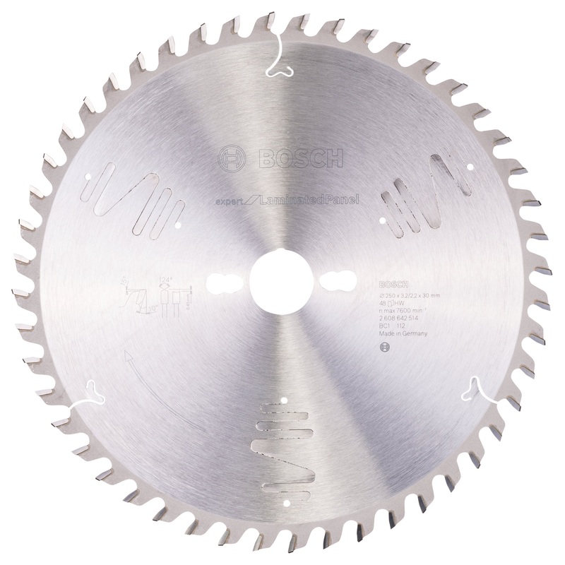 Bosch Expert for Laminated Panel circular saw blade 250 x 30 x 3.2 mm. 48 2608642514