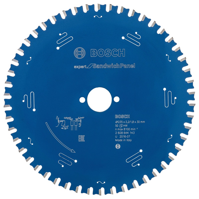 Bosch Expert for Sandwich Panel circular saw blade 235 x 30 x 2.2 mm. 50 2608644143