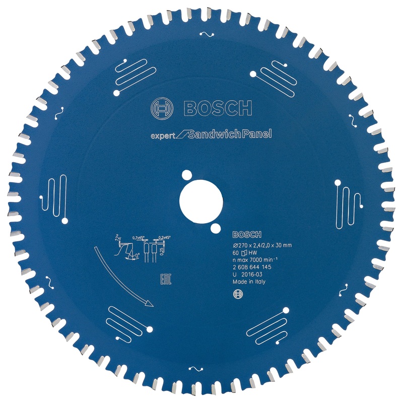 Bosch Expert for Sandwich Panel circular saw blade 270 x 30 x 2.4 mm. 60 2608644145
