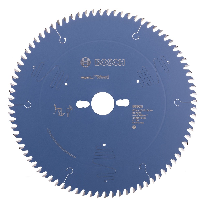 Bosch Expert for Wood circular saw blade 250 x 30 x 2.5 mm. 80 2608642500