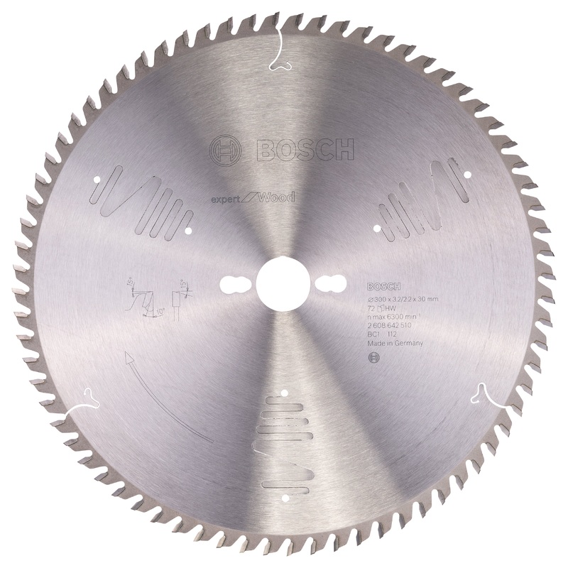 Bosch Expert for Wood circular saw blade 300 x 30 x 3.2 mm. 72 2608642510