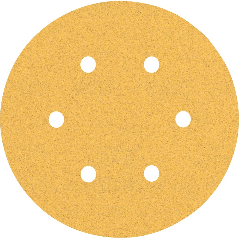 Bosch EXPERT C470 Sandpaper with 6 holes for Random Orbital Sanders 150 mm. G 100 5 pc 2608900816