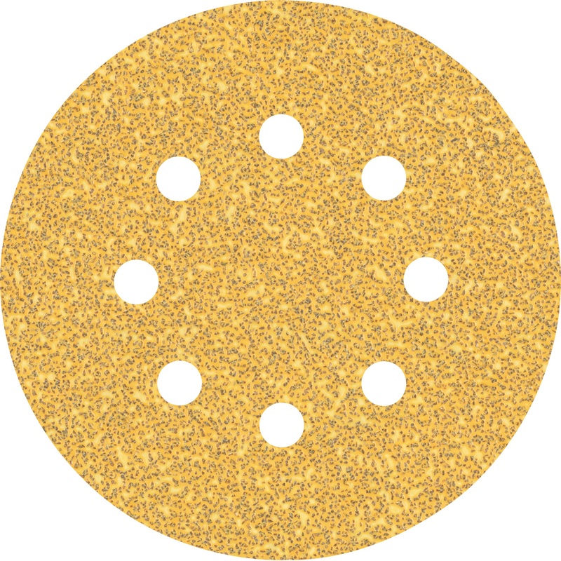 Bosch EXPERT C470 Sandpaper with 8 holes for Random Orbital Sanders 125 mm. G 40 5 pc 2608900803
