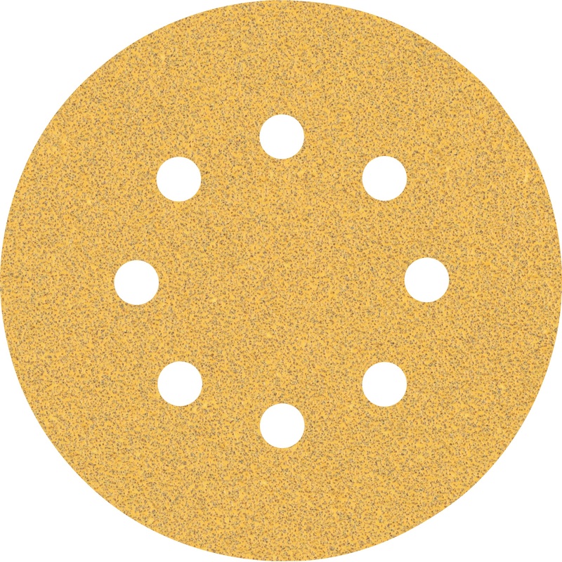 Bosch EXPERT C470 Sandpaper with 8 holes for Random Orbital Sanders 125 mm. G 60 5 pc 2608900804