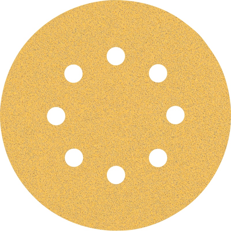 Bosch EXPERT C470 Sandpaper with 8 holes for Random Orbital Sanders 125 mm. G 80 5 pc 2608900805
