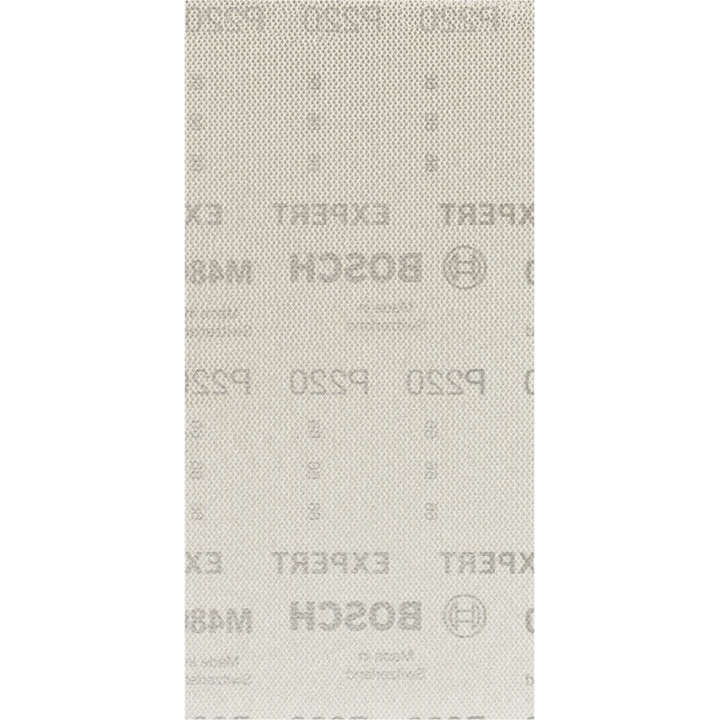 Bosch EXPERT M480 Sanding Net for Orbital Sanders 115 x 230 mm. G 220. 50 pc 2608900773