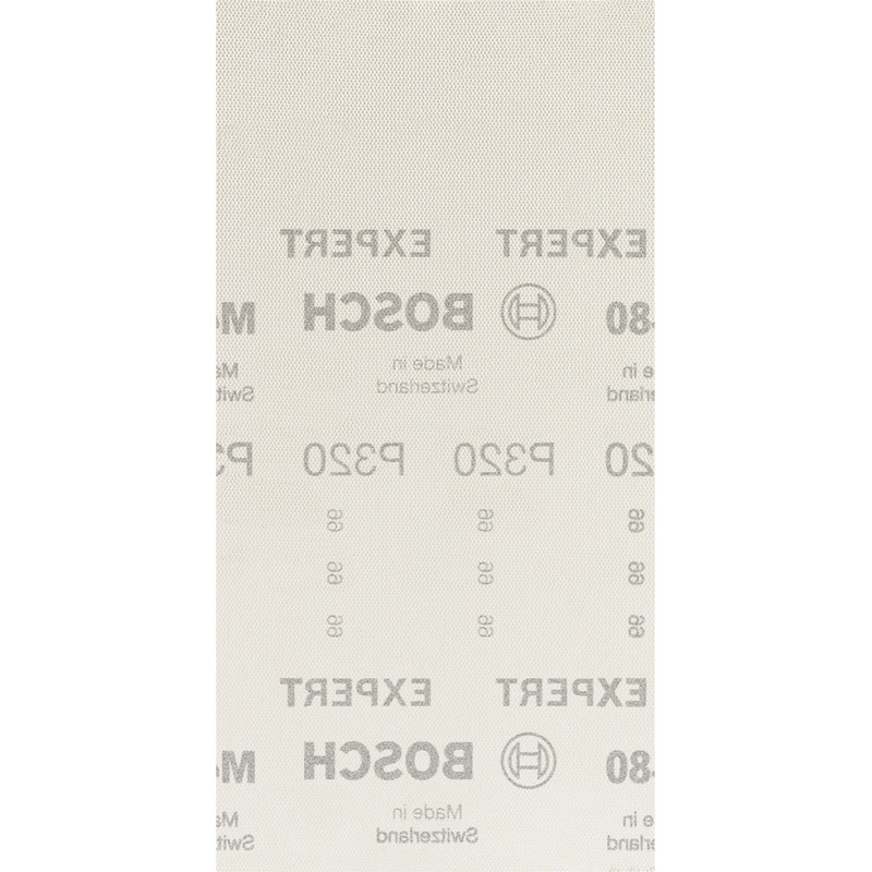 Bosch EXPERT M480 Sanding Net for Orbital Sanders 115 x 230 mm. G 320. 10 pc 2608900768